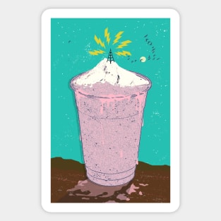 Milkshake Antenna Sticker
